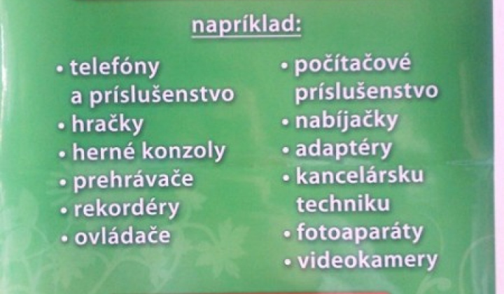 Kalendár odvozu odpadu